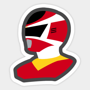 Red Space Ranger Sticker